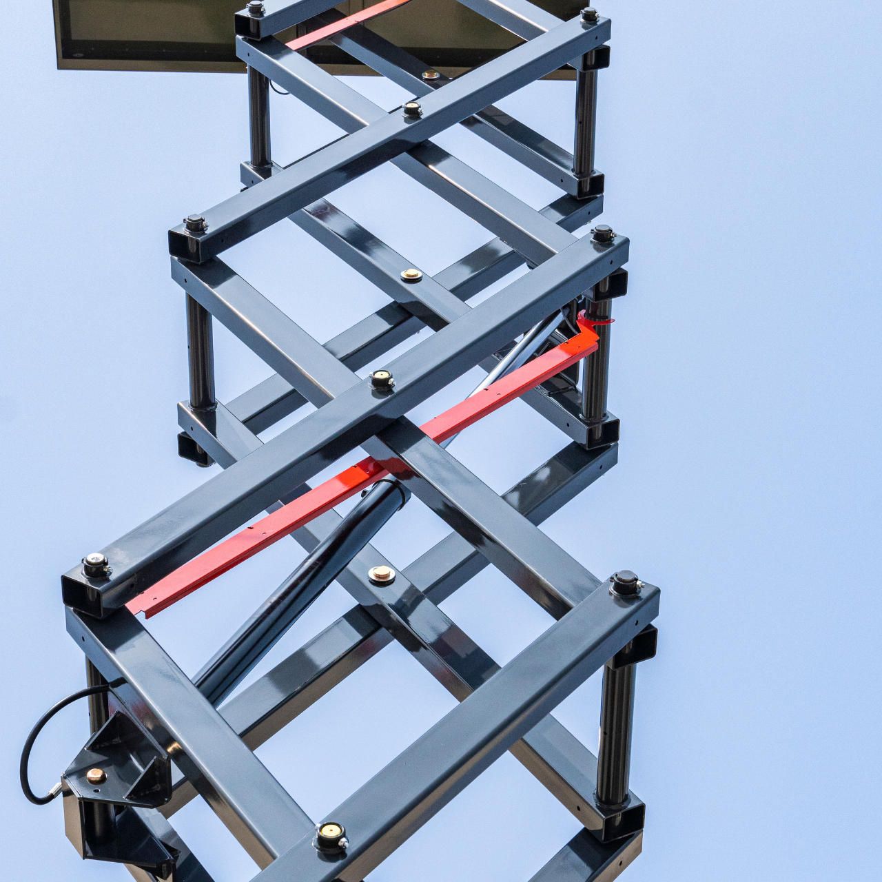 TYPHON xFlex-4068ET 3.2 Ton Electric Rubber Track Scissor Lift 40 ft Max Platform Height 5.4HP Hydraulic Pump Motor 35-Inch Platform Extension