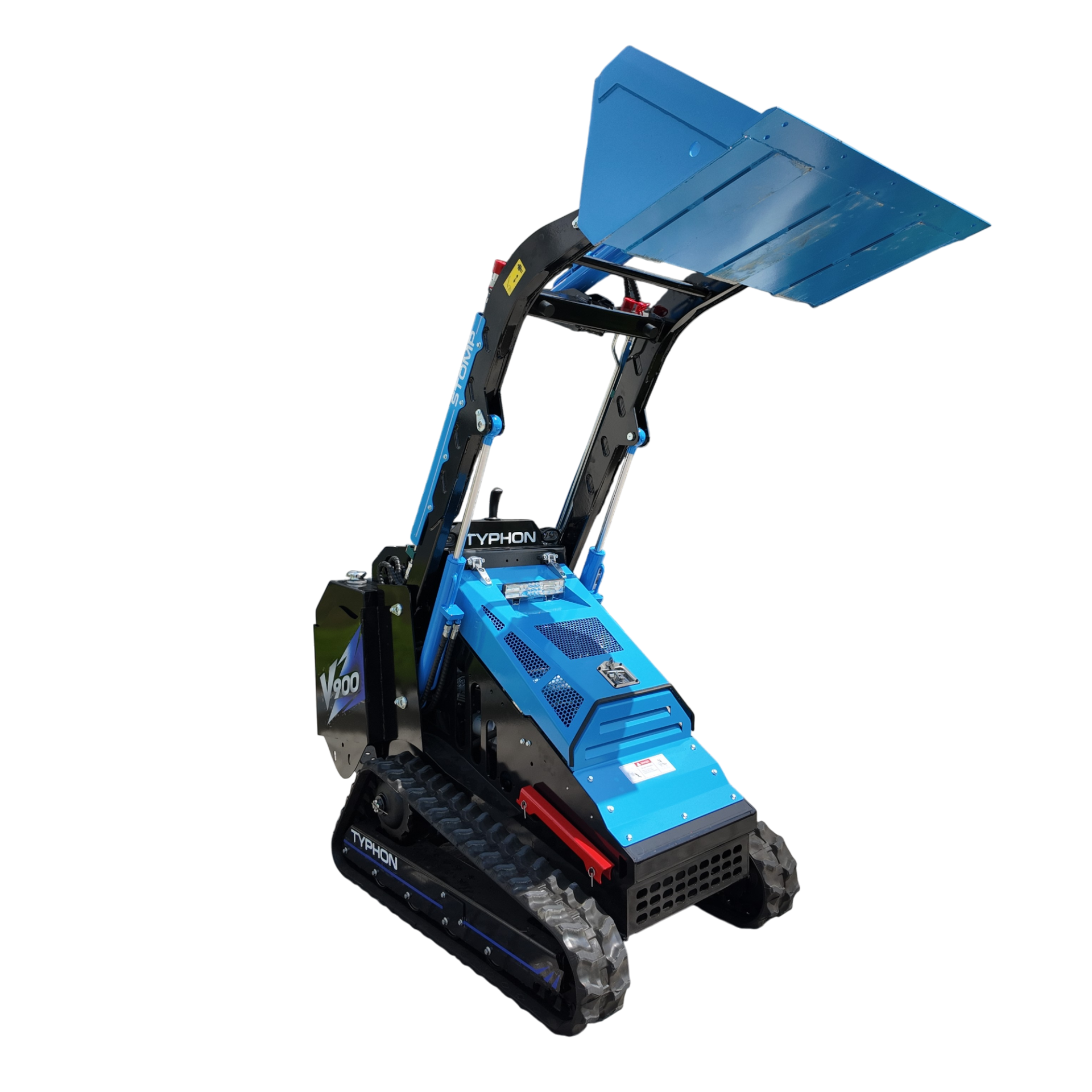 Typhon Stomp V900 25HP Kubota Diesel Mini Track Loader Stand-On Skid Steer EPA/EU Stage V