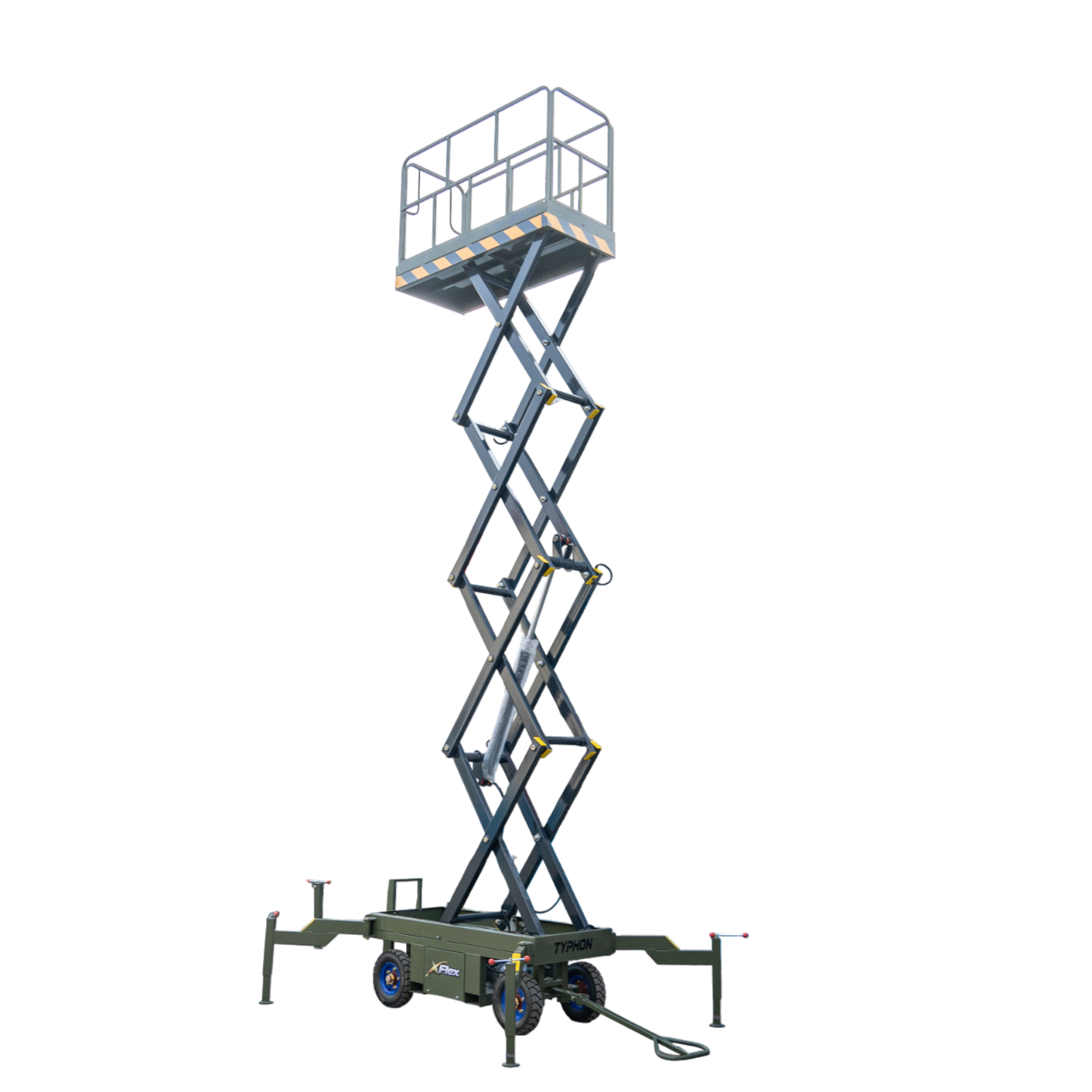 TYPHON xFlex-2037W Walk-Behind Scissor Lift 20 ft, load capacity 1102 lb, 110V Electric