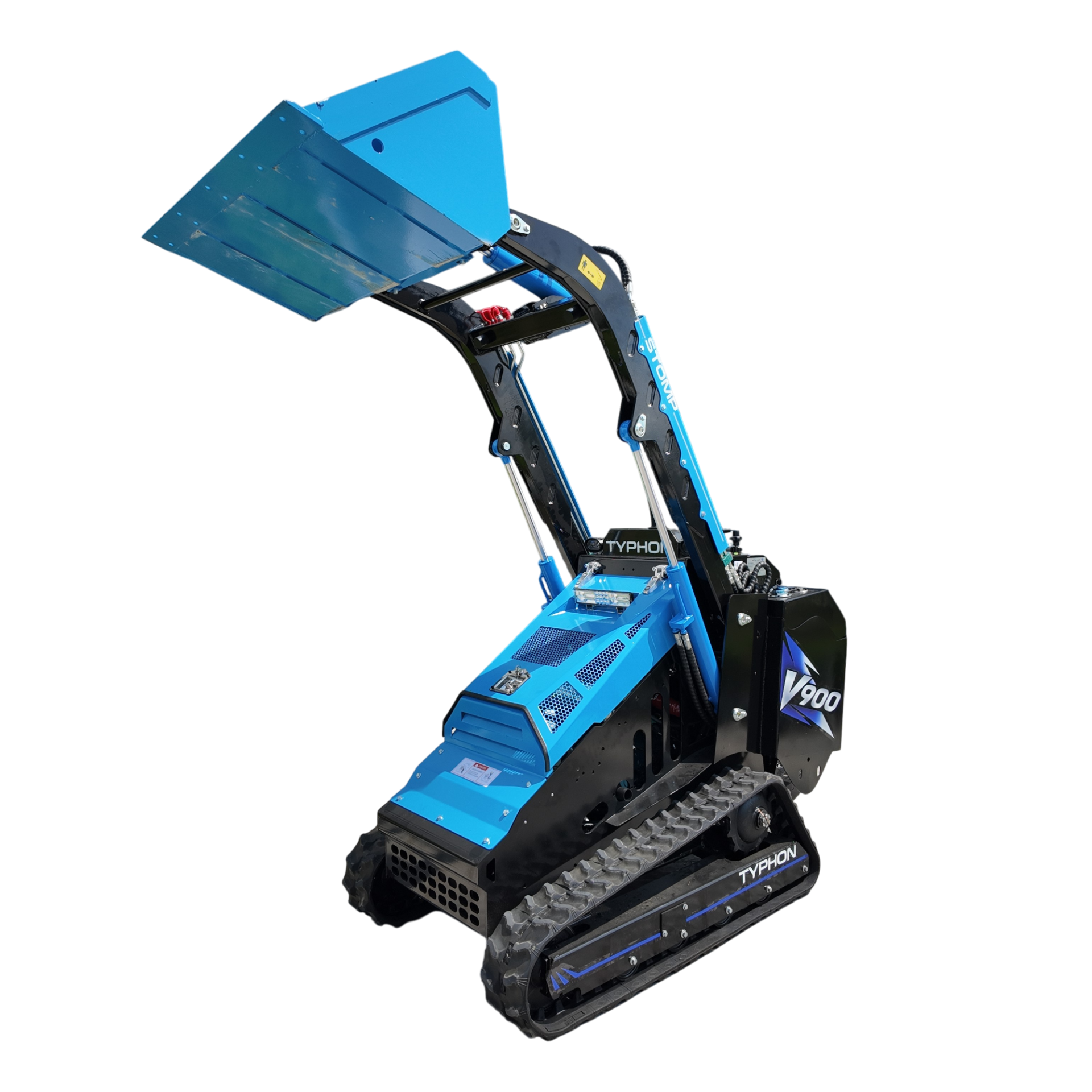 Typhon Stomp V900 25HP Kubota Diesel Mini Track Loader Stand-On Skid Steer EPA/EU Stage V