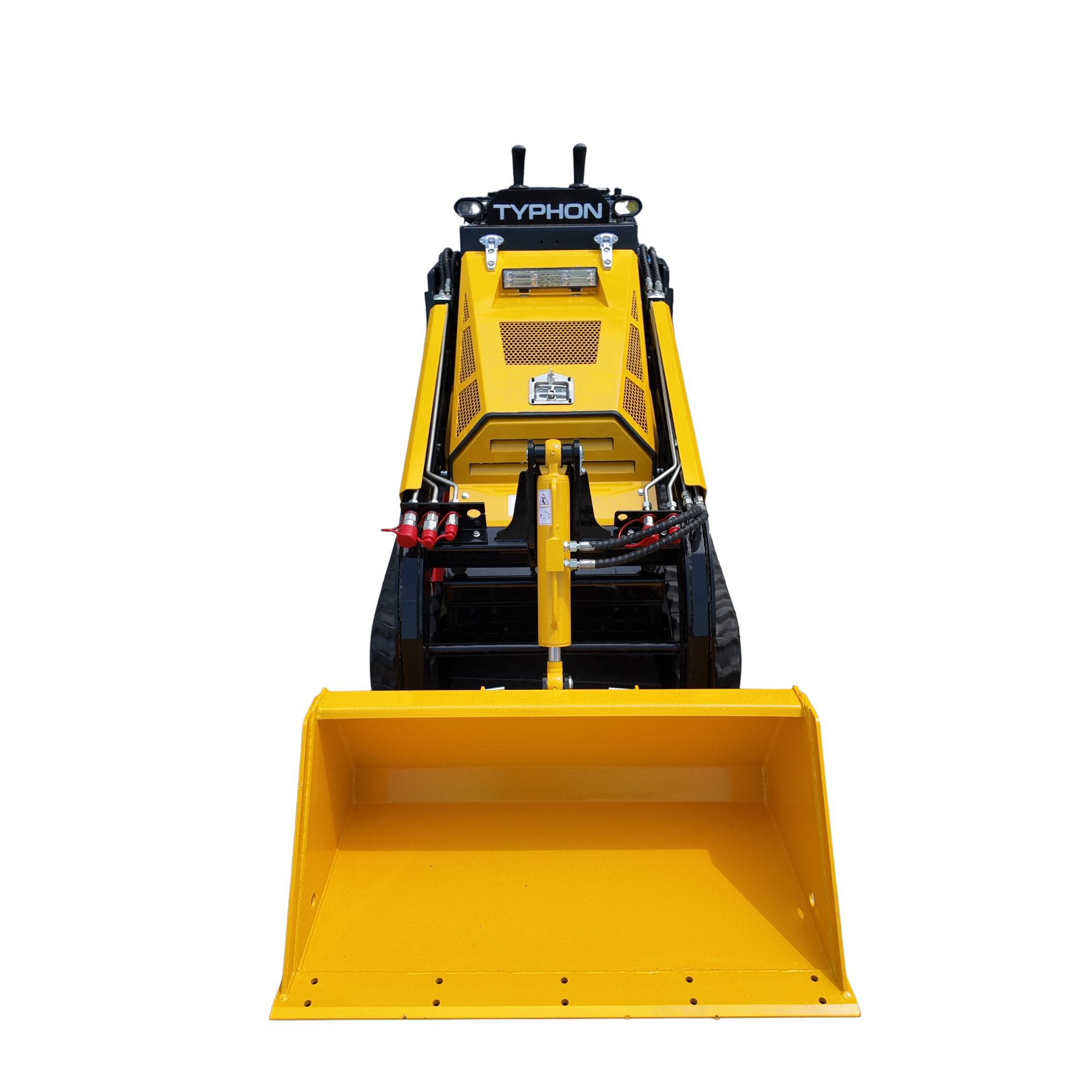 Typhon Stomp V900 Mini Track Loader Kubota D1105 25HP Diesel Stand-On Skid Steer Dual Aux Hydraulics EPA Stage V