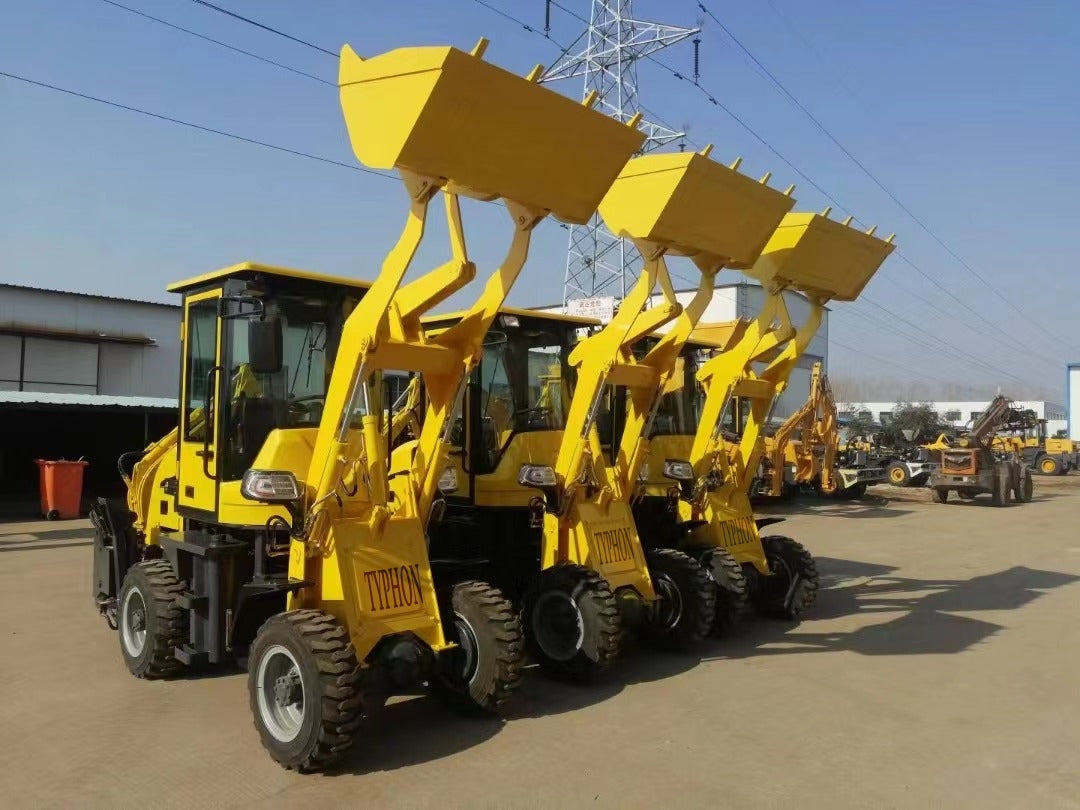 Brand New TYPHON TERROR 4WD Backhoe Loader