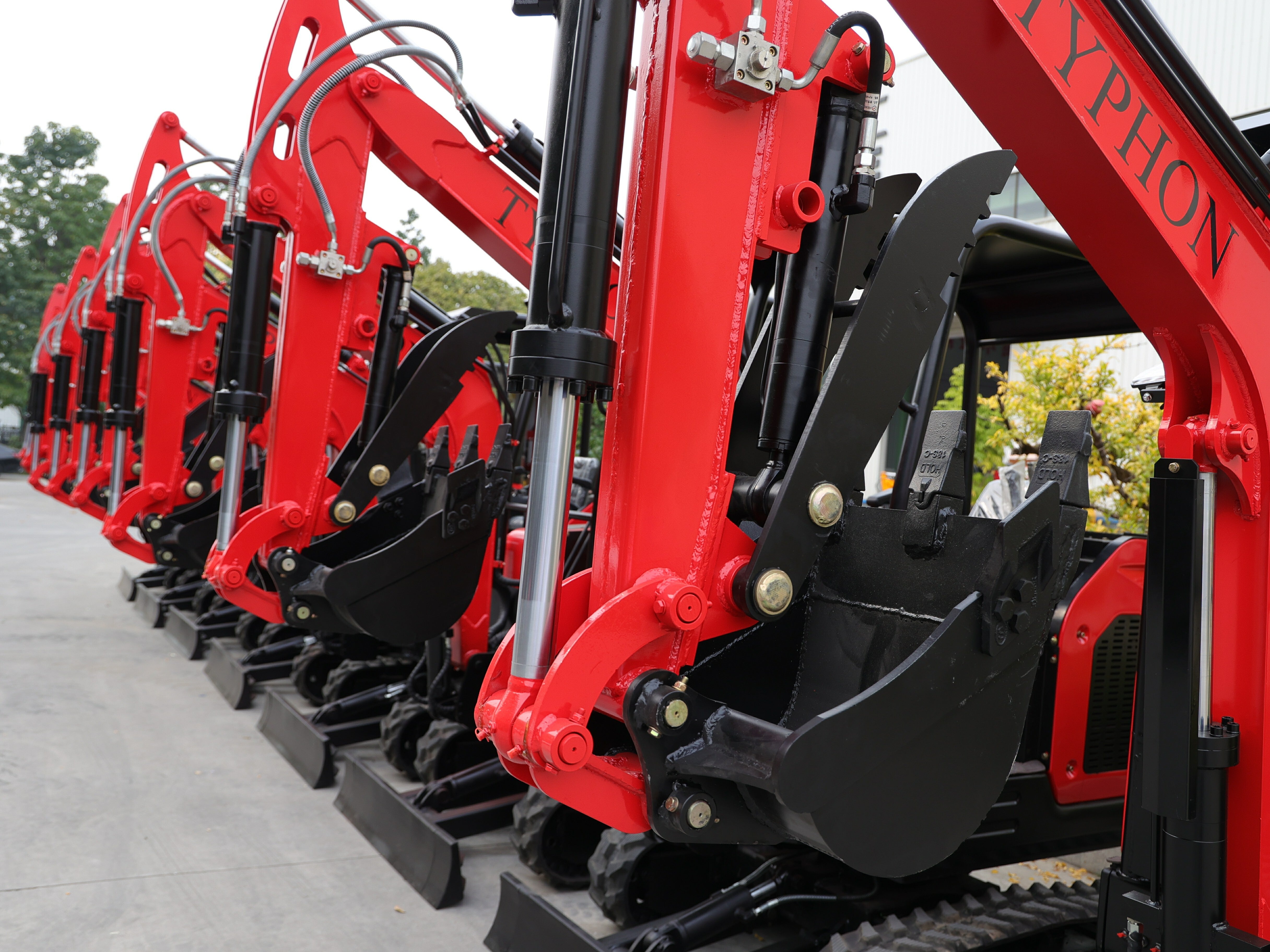 TYPHON TERROR X2 STORM Mini Excavator 2.5 Ton Diesel Perkins Engine