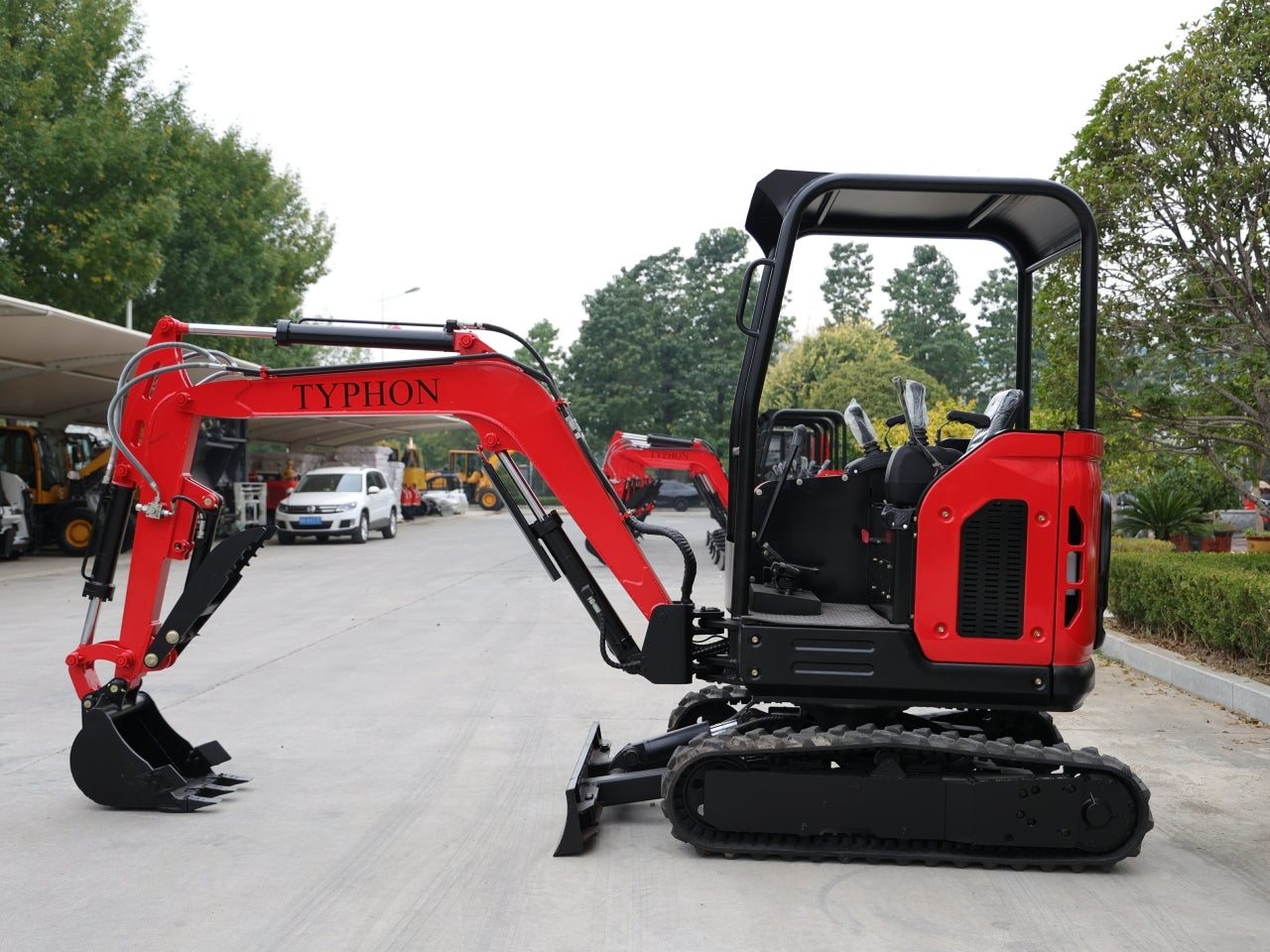 TYPHON TERROR X2 STORM Mini Excavator 2.5 Ton Diesel Perkins Engine