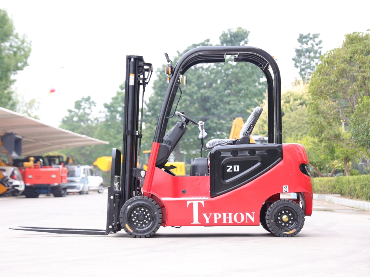2023 TYPHON 2 Ton Rated Capacity Electric Forklift Lifter Lift Truck