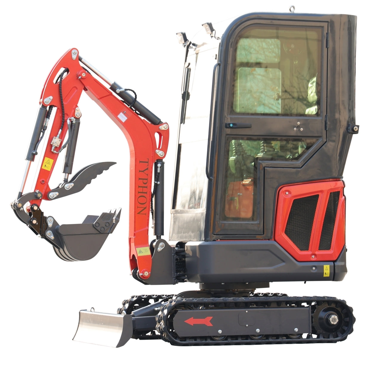 TYPHON 18 FLEX 1.8 Ton 4000lbs Trench Digger with Cabin 0.04 cbm Bucket