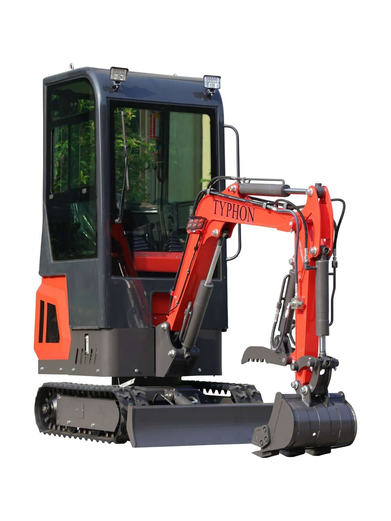 TYPHON TERROR ONE Mini Excavator – 1.1 Ton 13.5hp B&S Engine