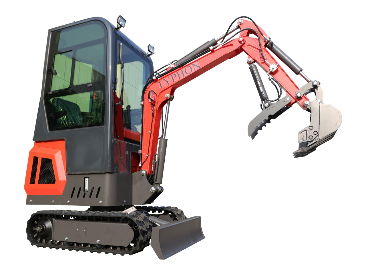TYPHON TERROR ONE Mini Excavator – 1.1 Ton 13.5hp B&S Engine