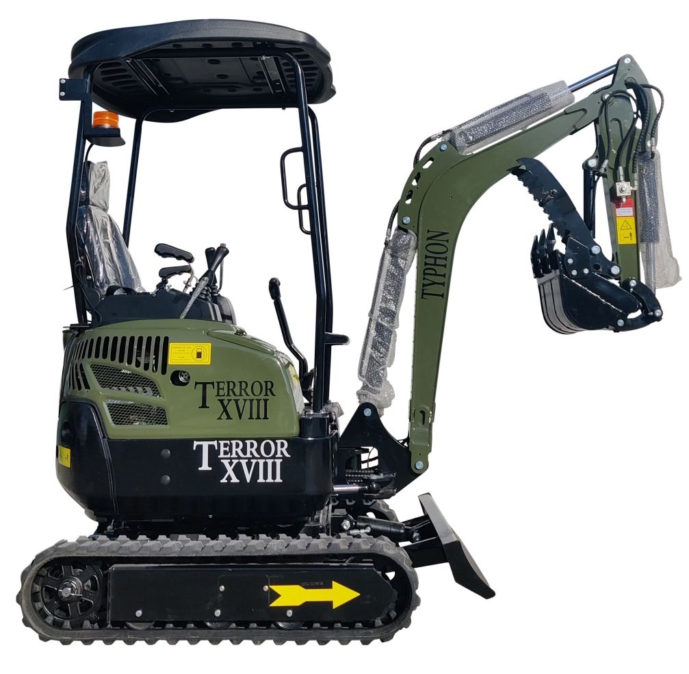 NEW 4,000lb TYPHON TERROR XVIII Mini Excavator Kubota Engine
