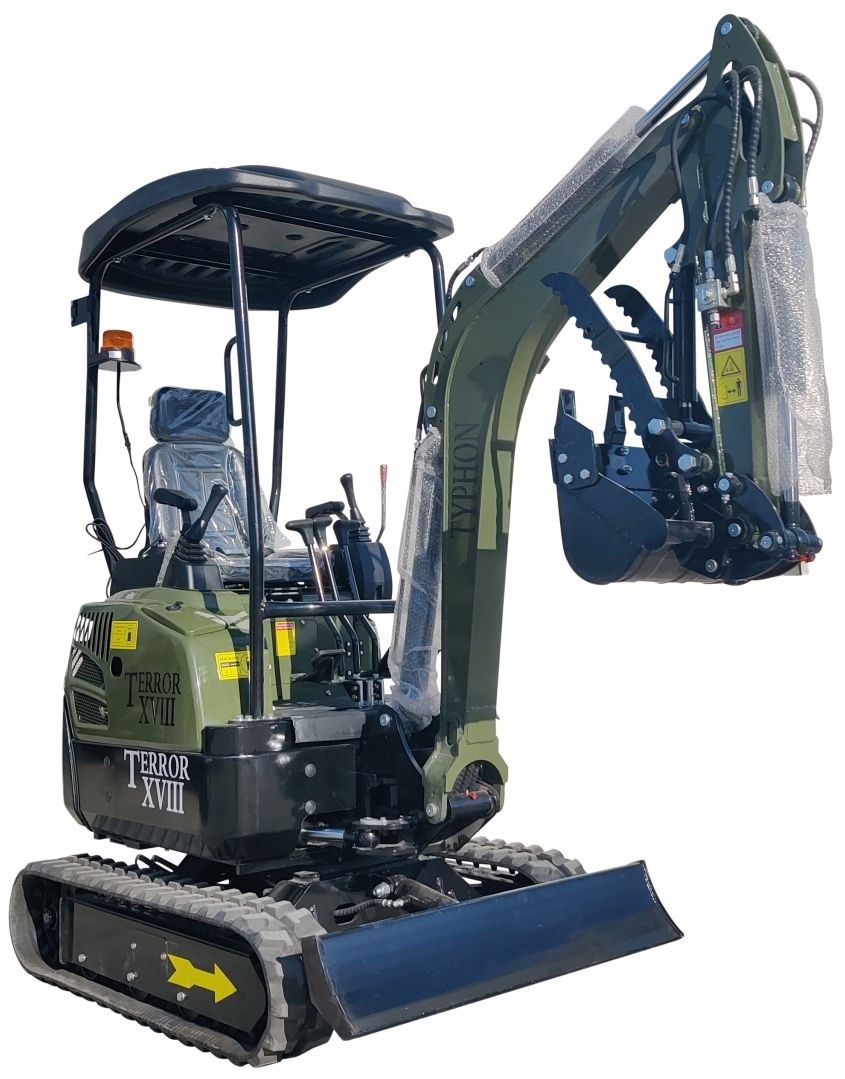 NEW 4,000lb TYPHON TERROR XVIII Mini Excavator Kubota Engine