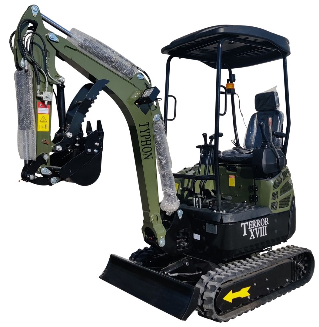 NEW 4,000lb TYPHON TERROR XVIII Mini Excavator Kubota Engine