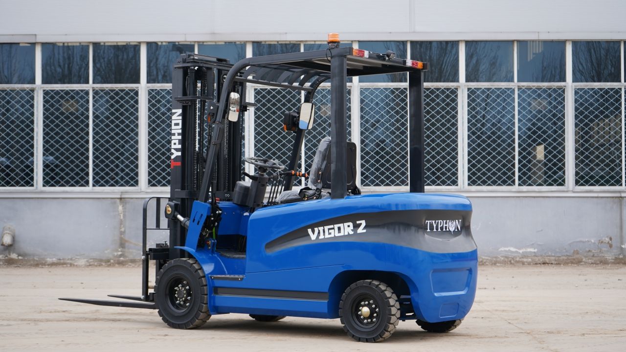2025 TYPHON VIGOR 2 Blue Electric Forklift 2 Ton Lifter