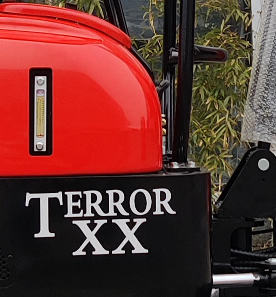 4,000 lb TYPHON TERROR XX RED Mini Excavator Kubota D902 Engine