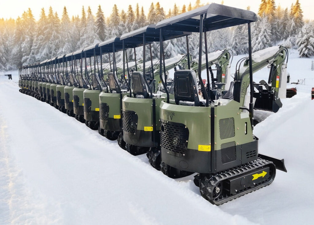 TYPHON TERROR XV STORM Mini Excavator – 1.05 Ton