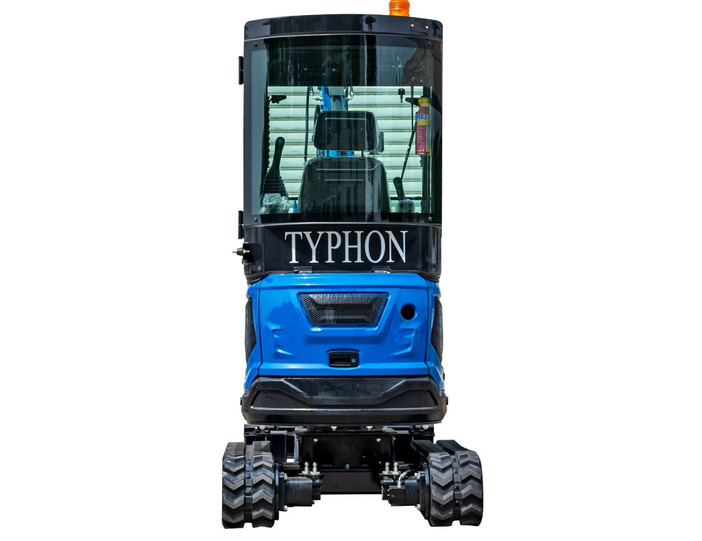 TYPHON 18 FLEX PRO 1.8 Ton Mini Excavator 12 attachments