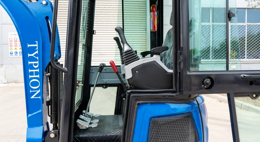 TYPHON 18 FLEX PRO 1.8 Ton Mini Excavator 12 attachments