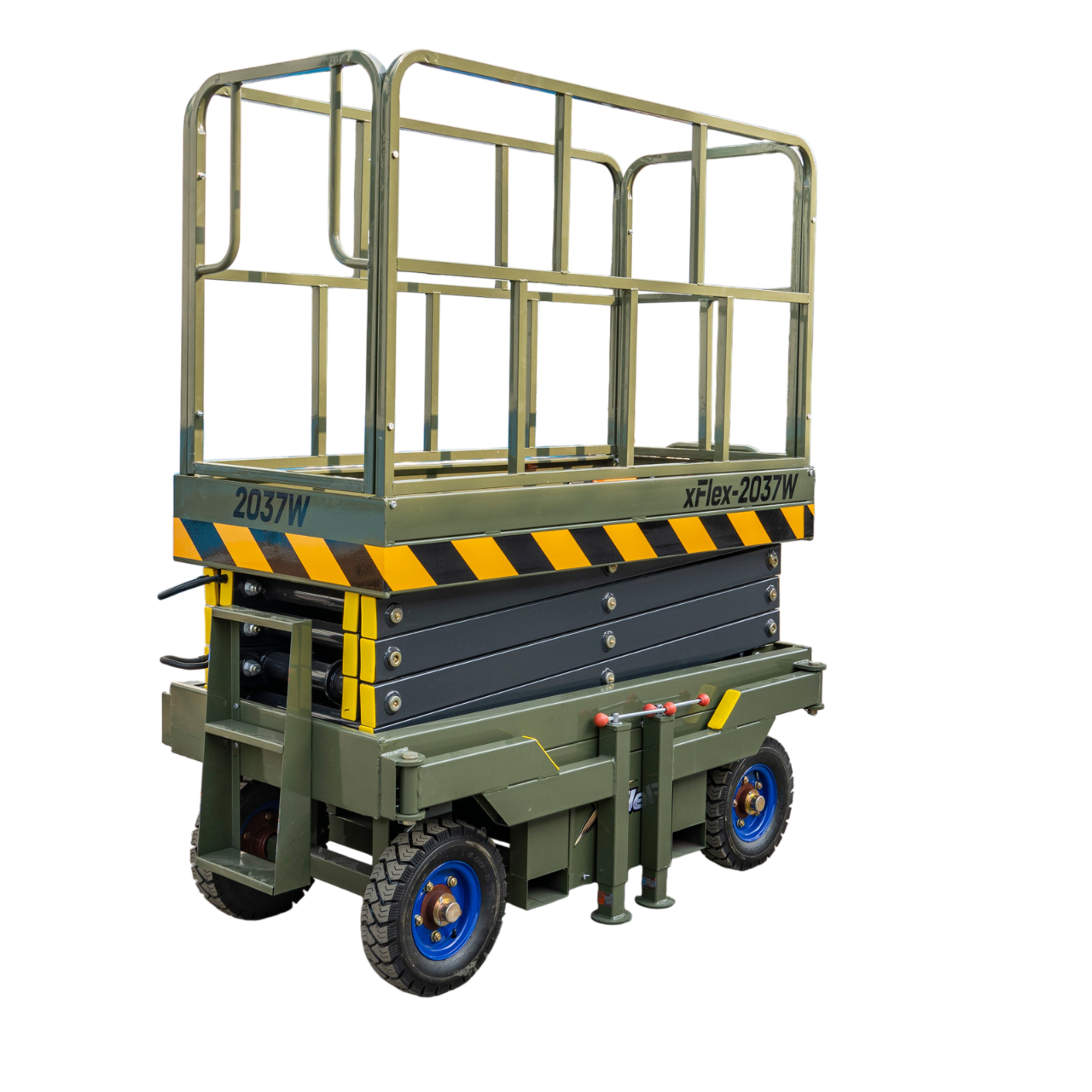 TYPHON xFlex-2037W Walk-Behind Scissor Lift 20 ft, load capacity 1102 lb, 110V Electric