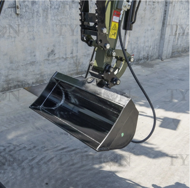 800mm Tilting Bucket Attachment For 2-3 ton Mini Excavator Hyd Digging Bucket