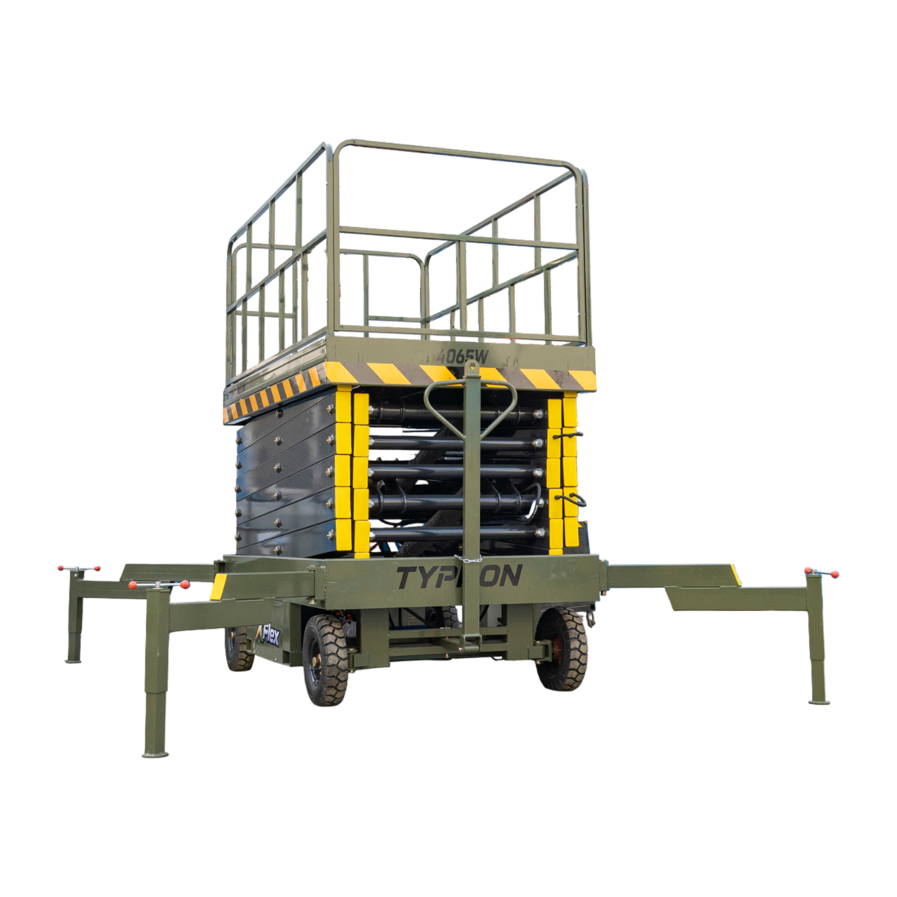 TYPHON xFlex-4065W Walk-behind Scissor Lift 40 ft lifting