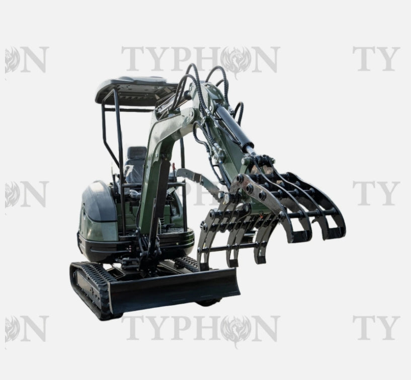 12 PCS Attachment Set Tool Fits 2-3 ton excavator Typhon Terror XXV