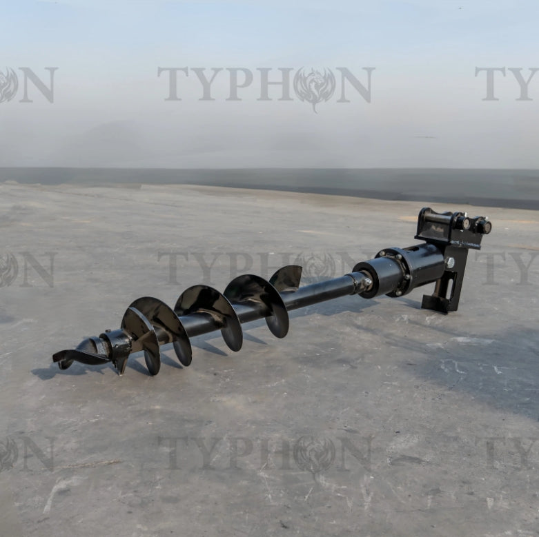 Auger Attachment For 2-3 ton Excavator 7.9in Auger Bit Earth Drilling