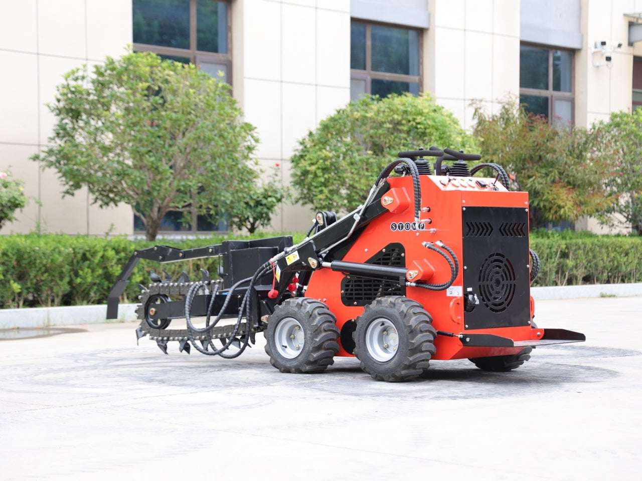TYPHON Skid Steer Loader Trencher Attachment
