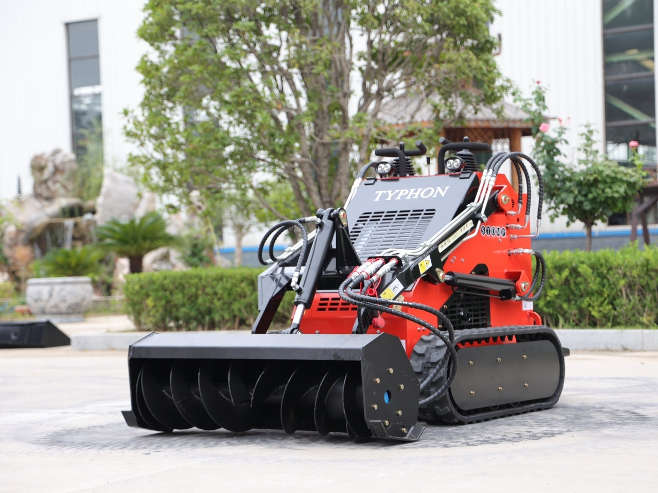Skid Steer Loader Attachment Trench Filler