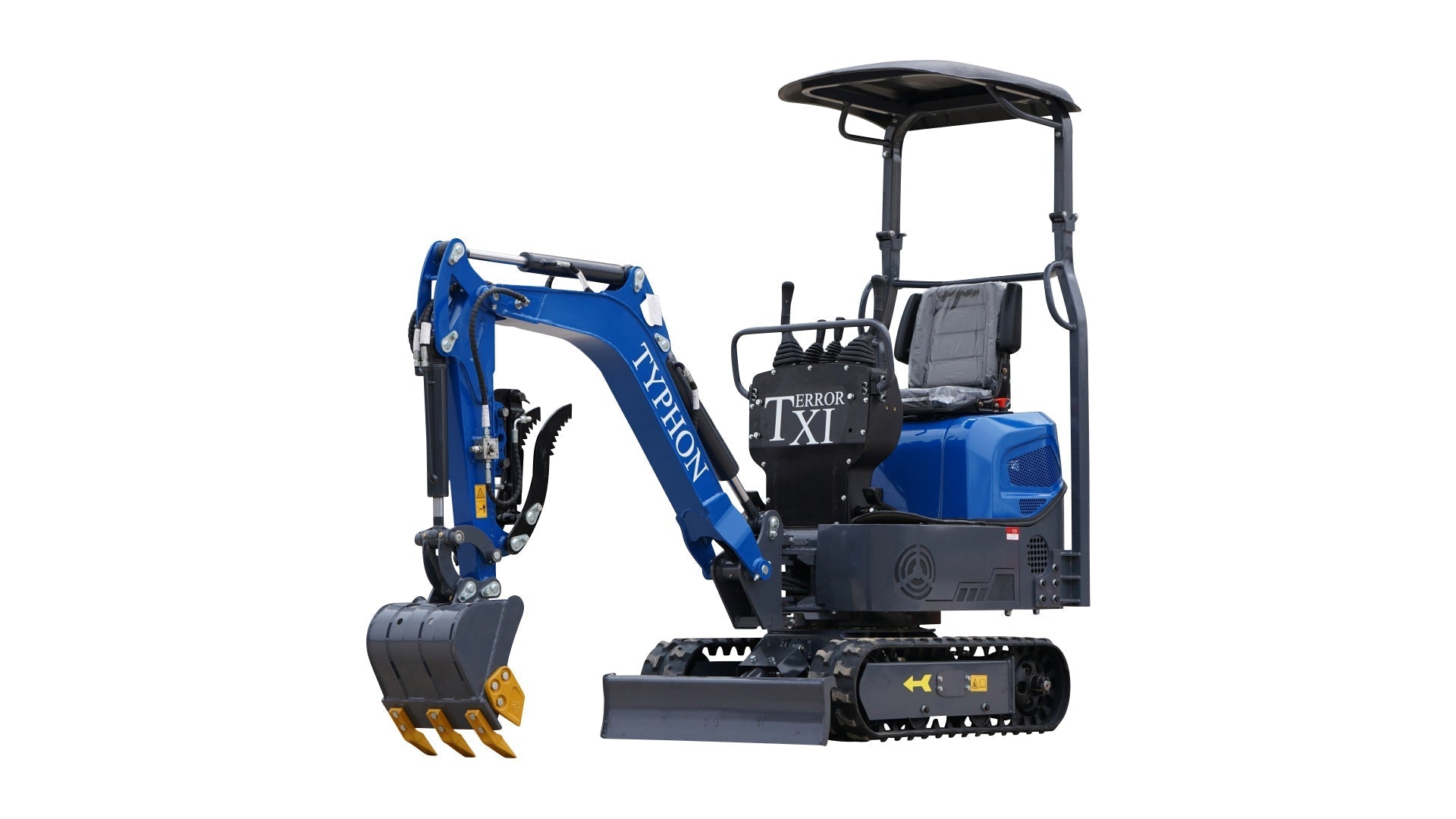 TYPHON TERROR XI STORM Mini Excavator – 1.1 Ton Boom Swing