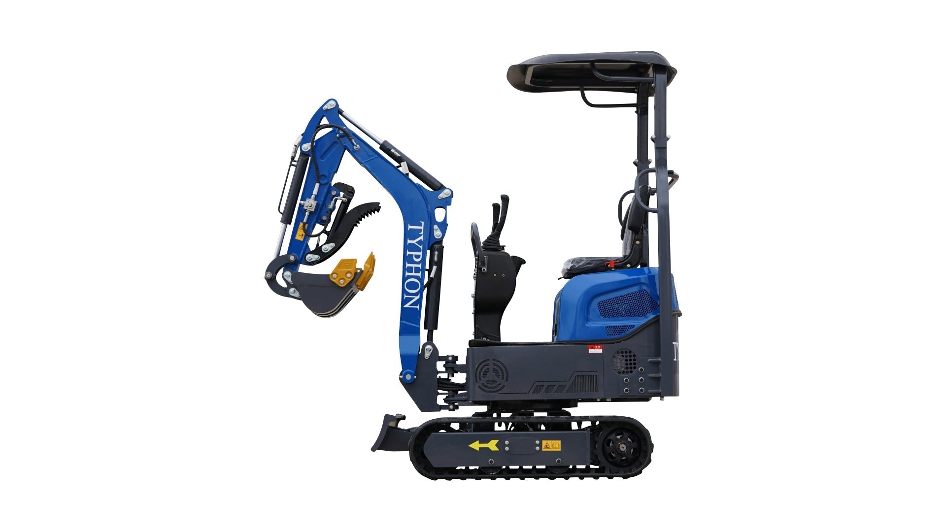 TYPHON TERROR XI STORM Mini Excavator – 1.1 Ton Boom Swing
