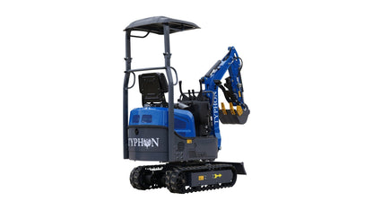 TYPHON TERROR XI STORM Mini Excavator – 1.1 Ton Boom Swing