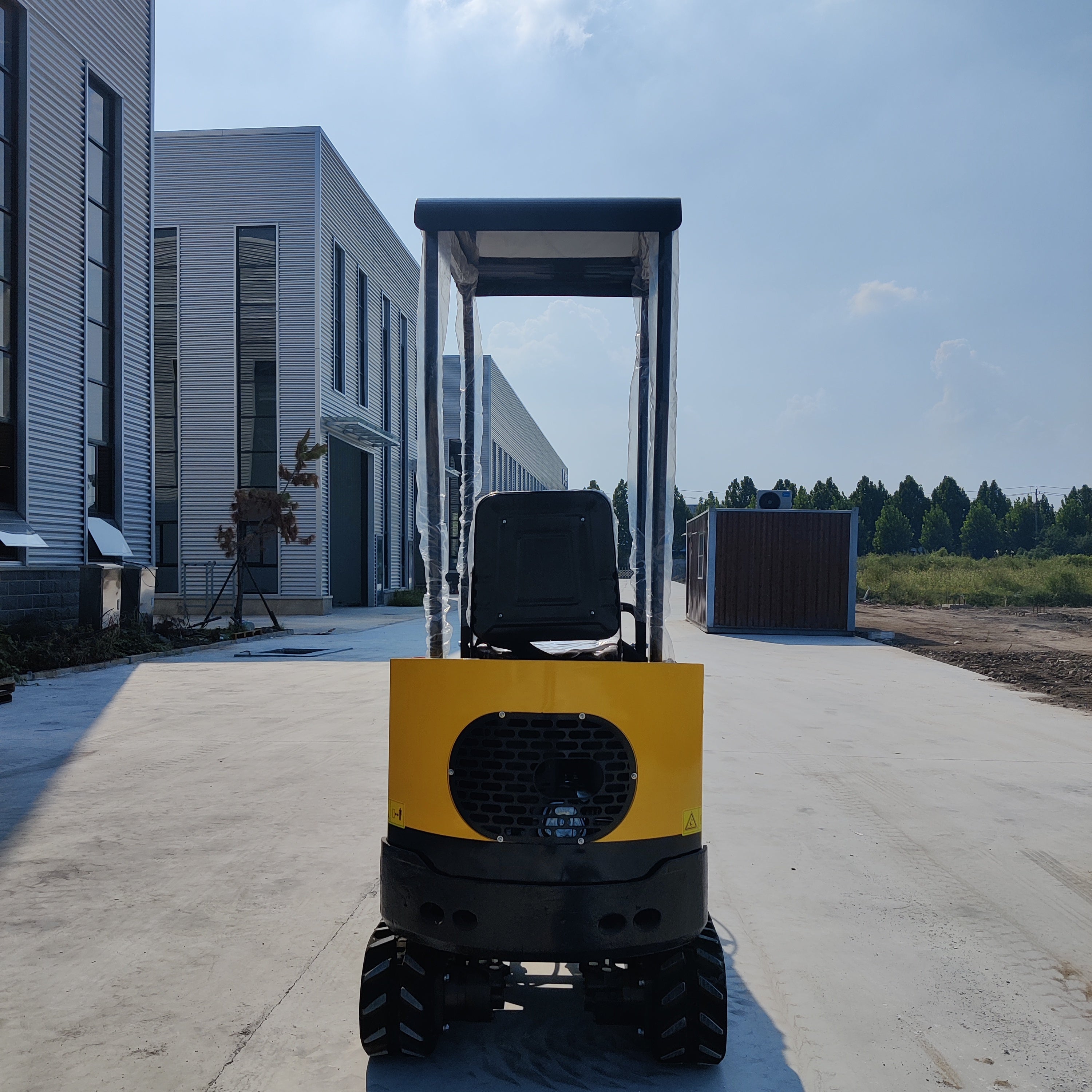 TYPHON TERROR X STORM Mini Excavator – 1 Ton Trench Digger with Canopy, 380mm Wide Bucket