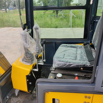 TYPHON Terror X Mini Excavator – 2,500lb Trench Digger with Cabin, 380mm Wide Bucket