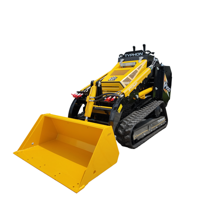 Typhon Stomp V900 Mini Track Loader  Kubota D1105 25HP Diesel  Stand-On Skid Steer Dual Aux Hydraulics  EPA Stage V