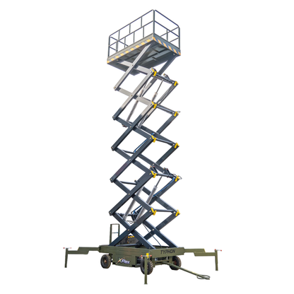 TYPHON xFlex-4065W Walk-behind Scissor Lift 40 ft lifting