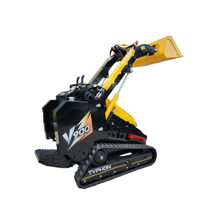 Typhon Stomp V900 Mini Track Loader  Kubota D1105 25HP Diesel  Stand-On Skid Steer Dual Aux Hydraulics  EPA Stage V