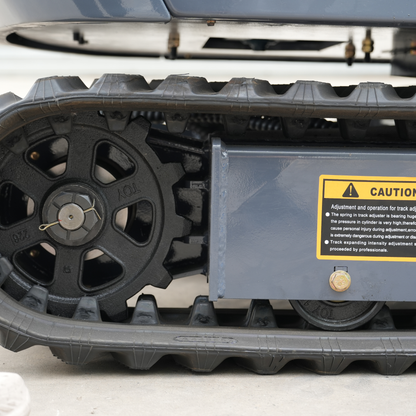 TYPHON TERROR XVII PRO 3800 lb mini excavator Hydraulic System Integrated Oil Cooler EPA-Certified Kubota D902 Engine