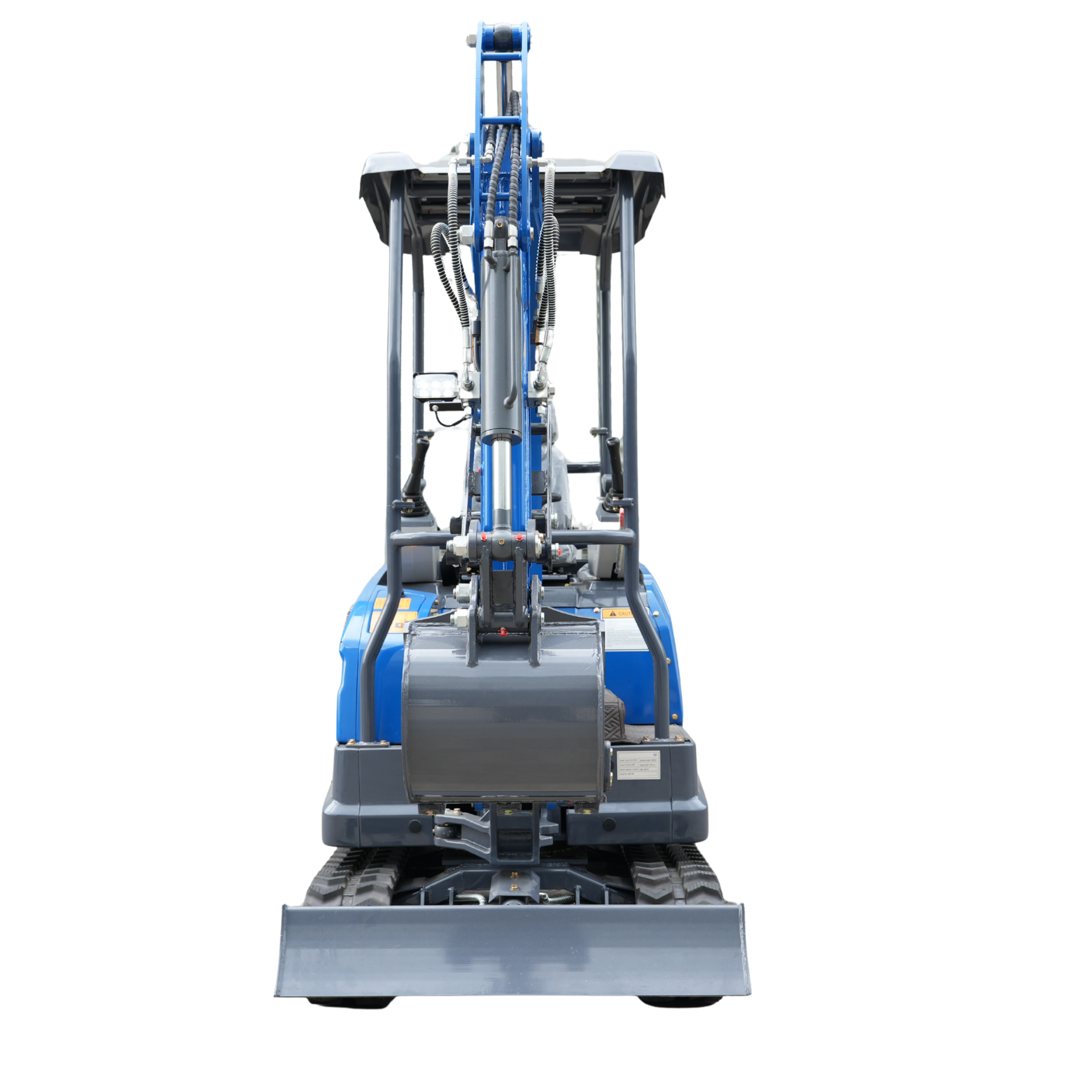 TYPHON TERROR XVII PRO 3800 lb mini excavator Hydraulic System Integrated Oil Cooler EPA-Certified Kubota D902 Engine