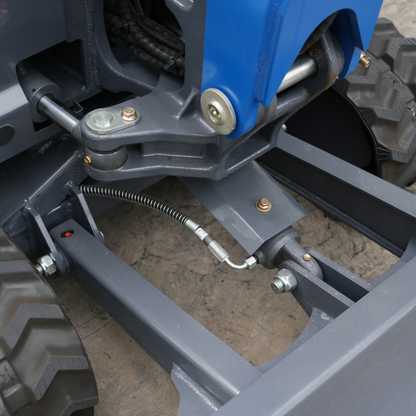 TYPHON TERROR XVII PRO 3800 lb mini excavator Hydraulic System Integrated Oil Cooler EPA-Certified Kubota D902 Engine