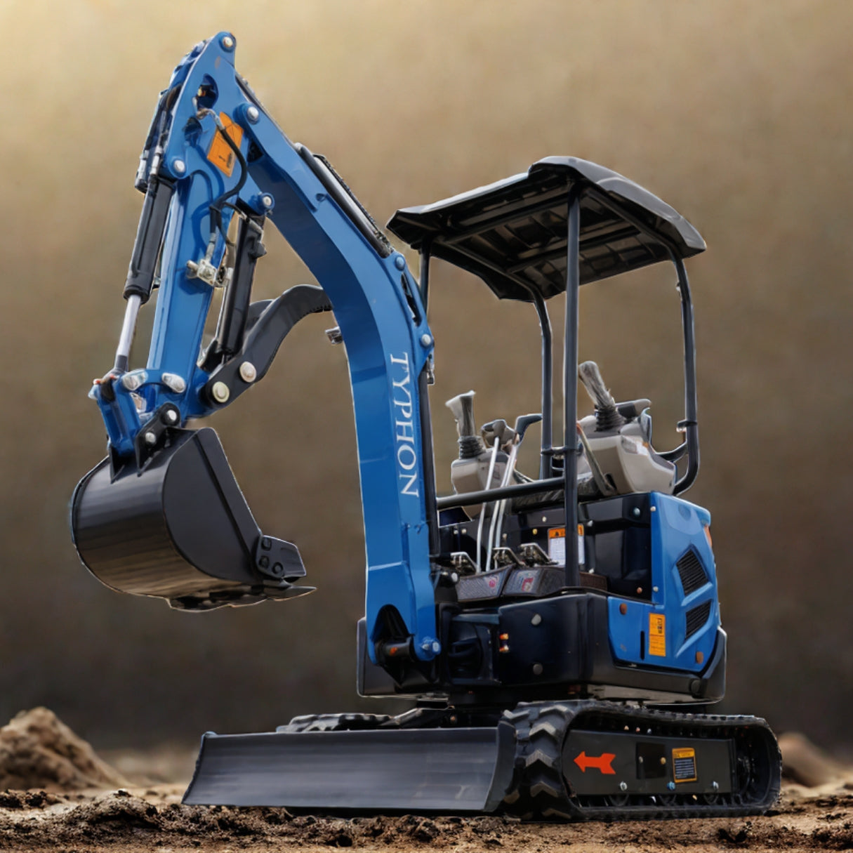 2025 3800 lb TYPHON TERROR XVII Mini Excavator Kubota D902