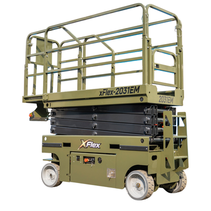 TYPHON xFlex-2031EM 1.2 Ton Electric Mini Scissor Lift&nbsp, 20 ft Max Platform Height&nbsp, 19.7-inch Platform Extension