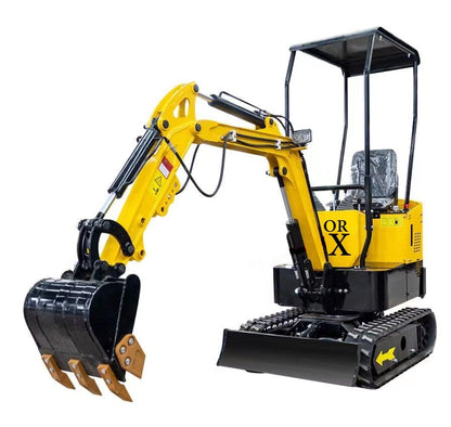 TYPHON TERROR X STORM Mini Excavator – 1 Ton Trench Digger with Canopy, 380mm Wide Bucket