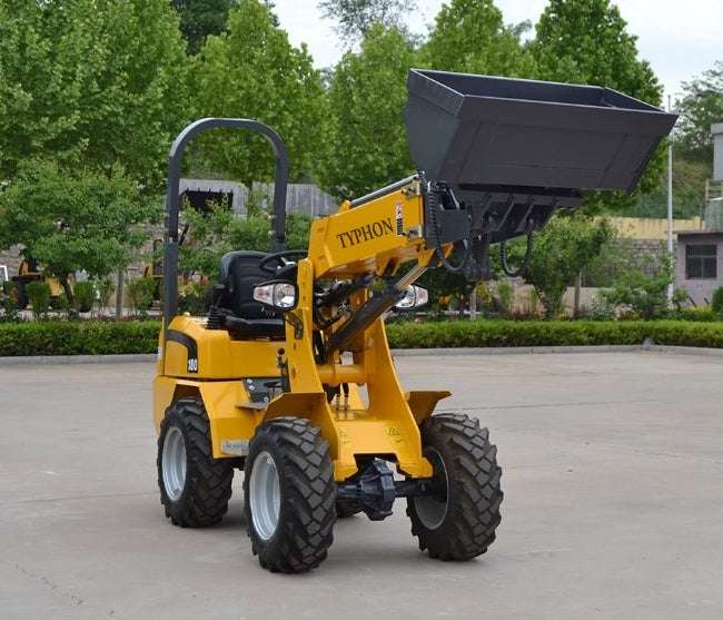 TYPHON Wheel Loader Kubota D1105 engine 24 hp 1 ton Rated Load