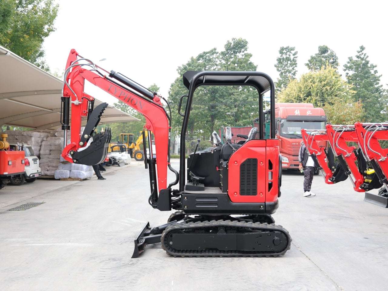 TYPHON TERROR X2 STORM Mini Excavator 2.5 Ton Diesel Perkins Engine