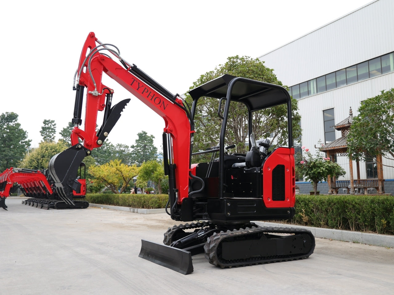 TYPHON TERROR X2 STORM Mini Excavator 2.5 Ton Diesel Perkins Engine