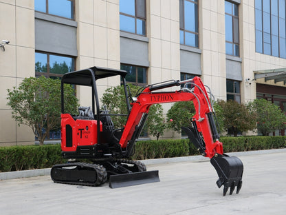 TYPHON TERROR X2 STORM Mini Excavator 2.5 Ton Diesel Perkins Engine