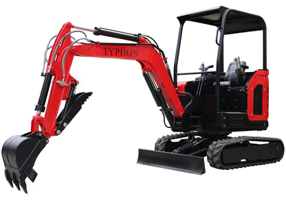 TYPHON TERROR X2 STORM Mini Excavator 2.5 Ton Diesel Perkins Engine