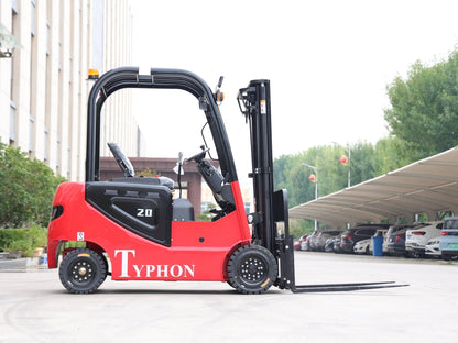 2023 TYPHON 2 Ton Rated Capacity Electric Forklift Lifter Lift Truck