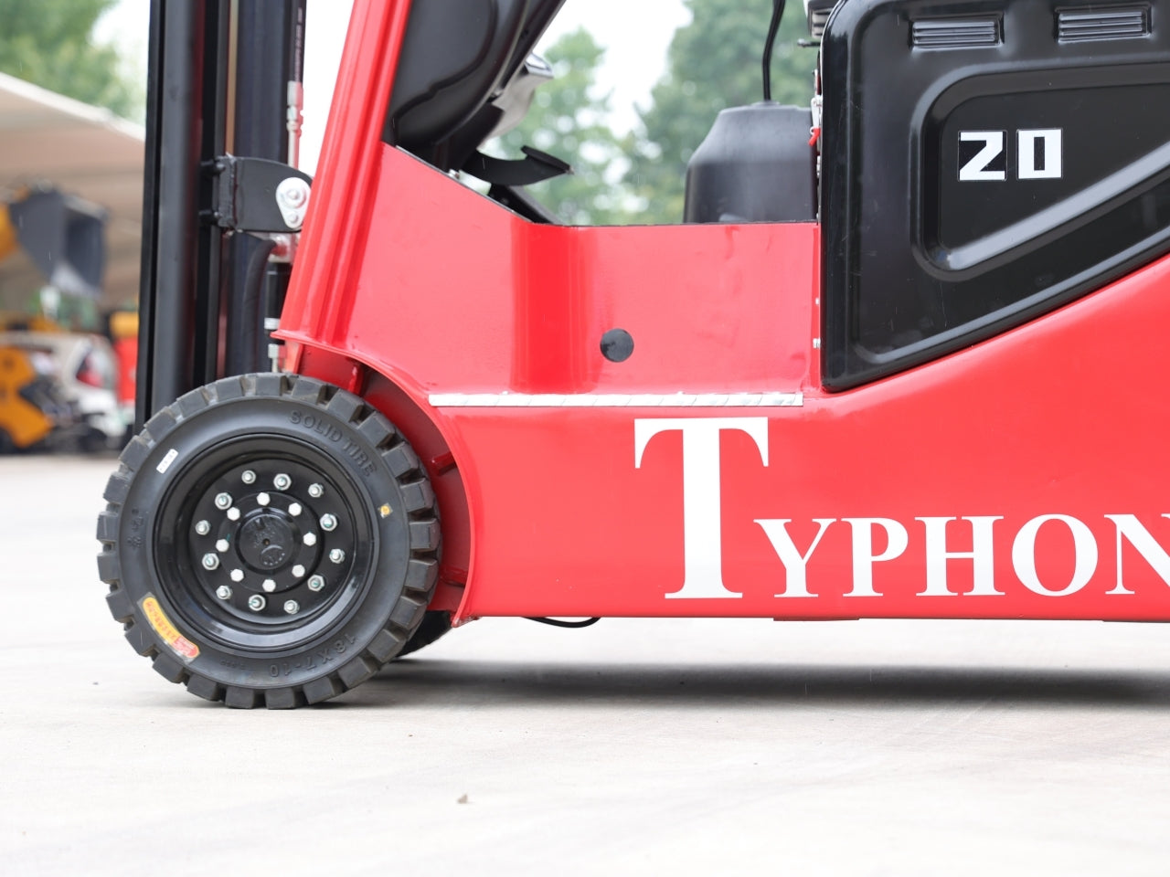 2023 TYPHON 2 Ton Rated Capacity Electric Forklift Lifter Lift Truck