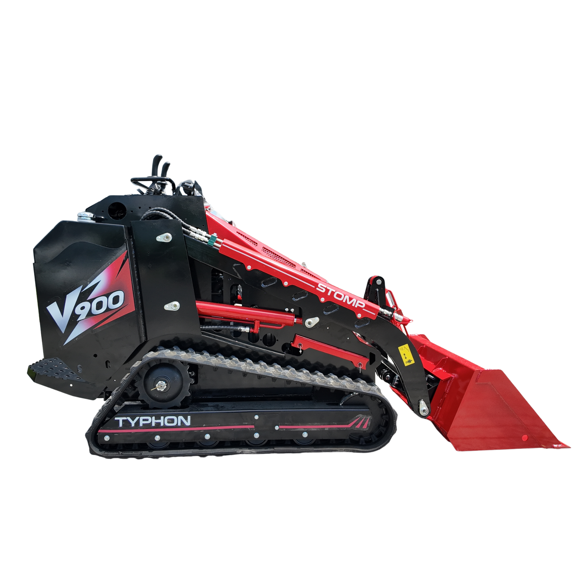 Typhon Stomp V900 Mini Track Loader Kubota D1105 25HP Diesel  Stand-On Skid Steer  EPA / EU Stage V