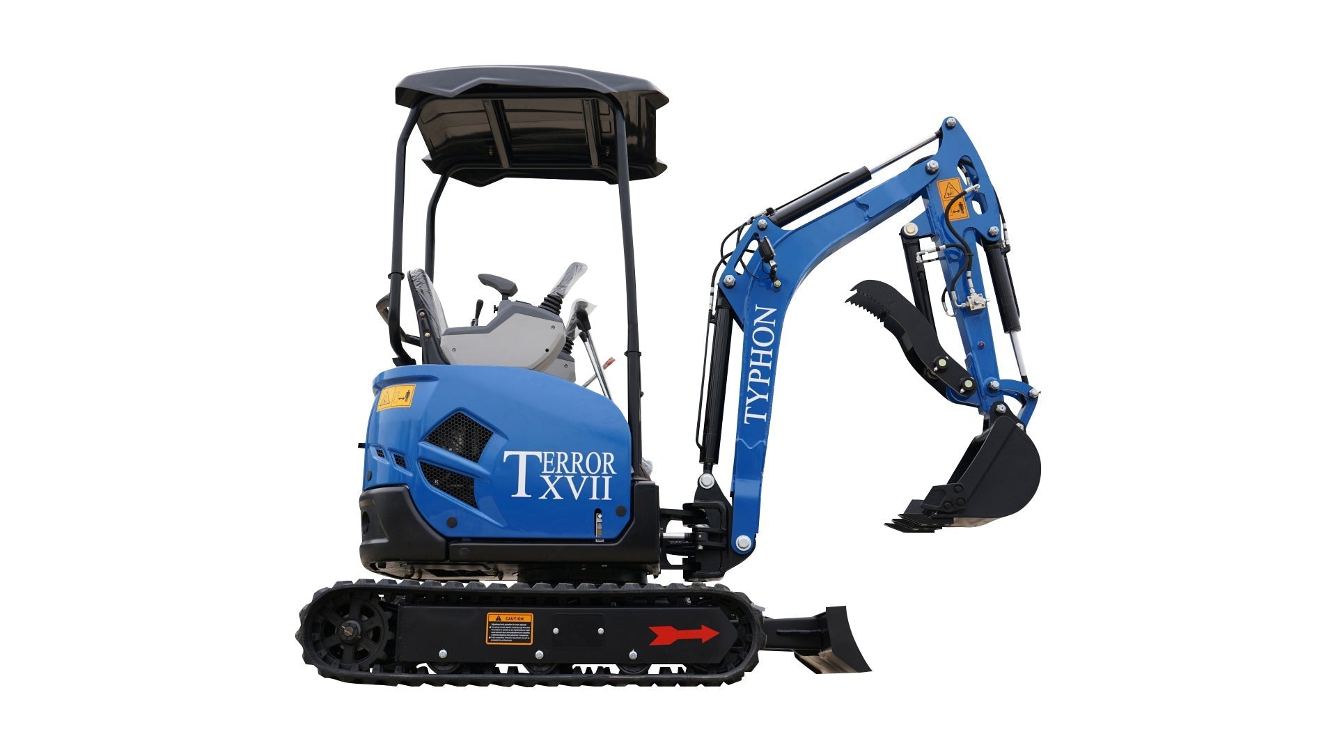 2025 3800 lb TYPHON TERROR XVII Mini Excavator Kubota D902